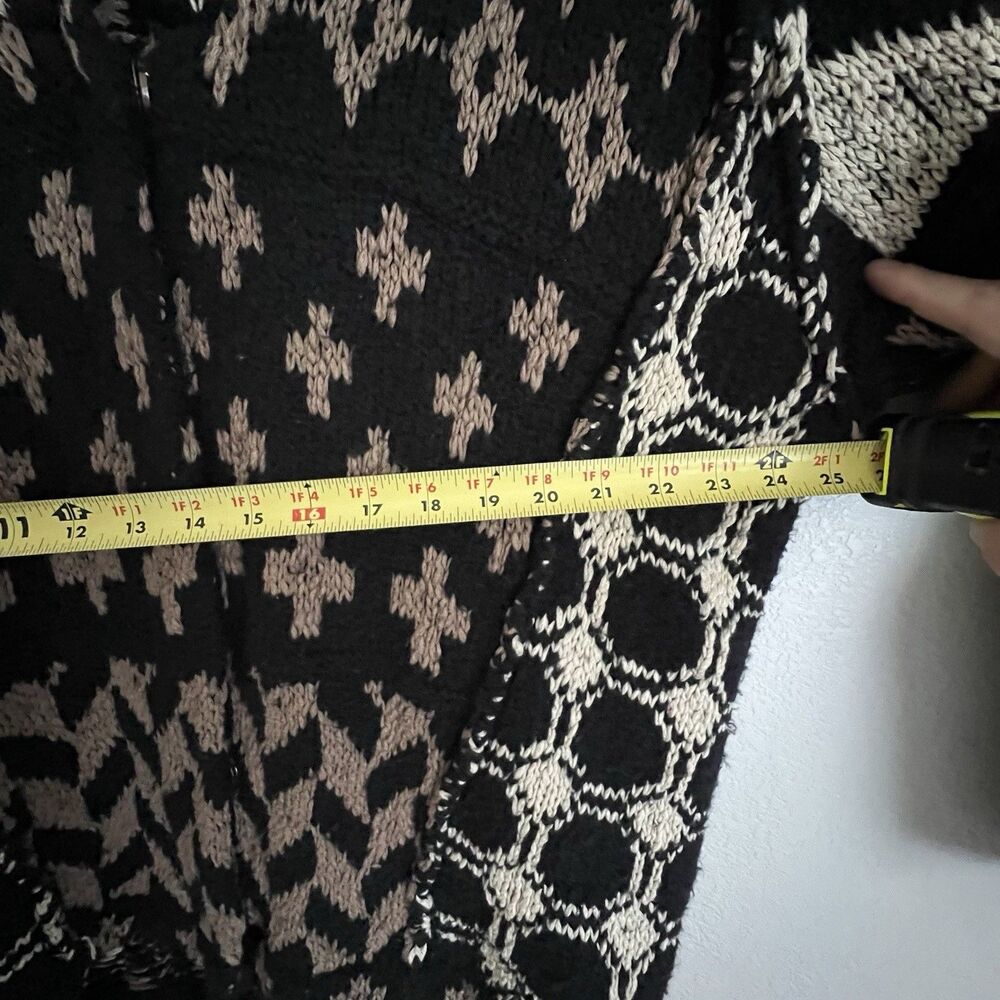 Free People Bright & Optimistic Cardigan in the onyx caribou Size S - Picture 6 of 6